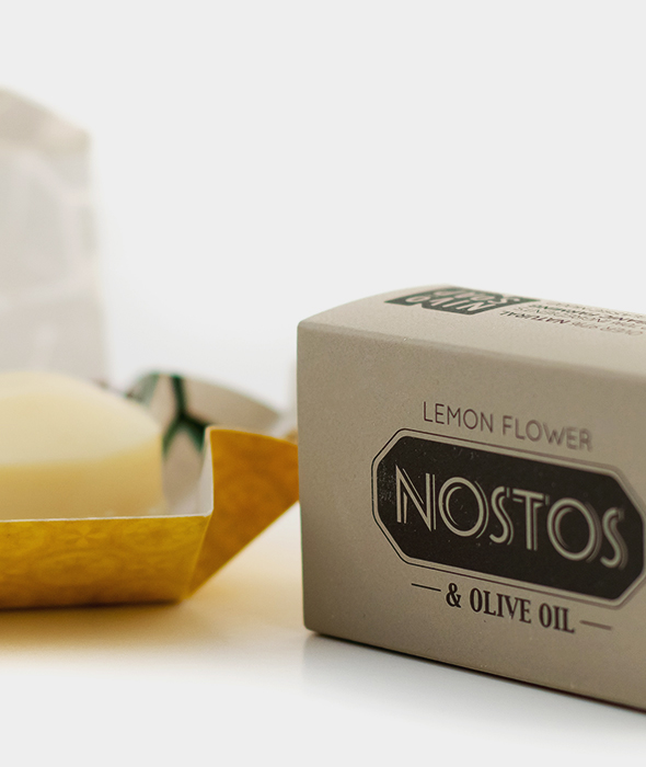 Nivo Soap Nostos Lemon Flower & Olive Oil 80gr 3